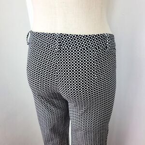 Vintage 90s Michael Kors Black & White Geometric Printed Pants